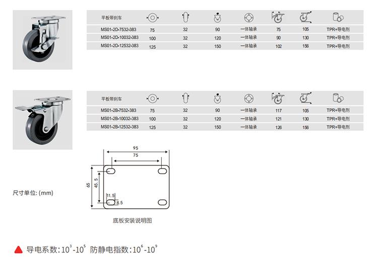 灰色防靜電TPR