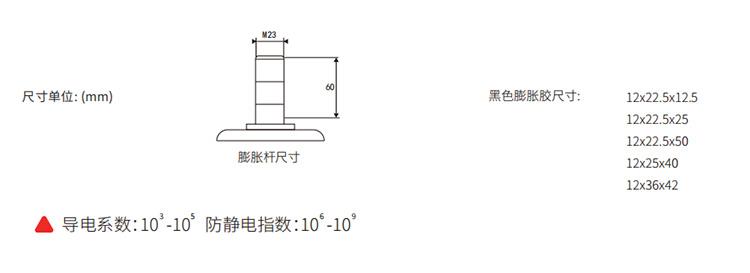 灰色防靜電TPR