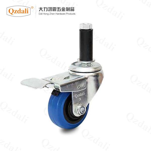 中型彈力膠膨脹式剎車(chē)腳輪